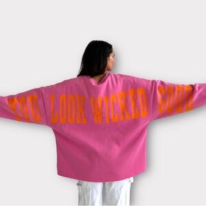 1987 Label You Look Wicked Good Crew in Dunkin